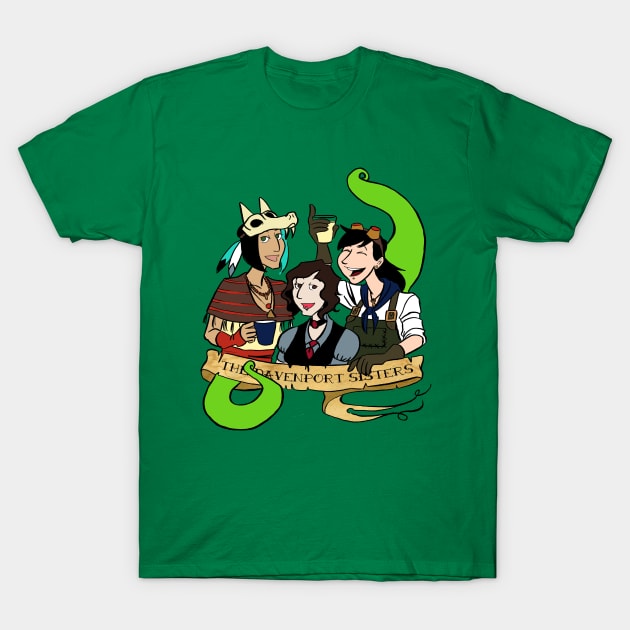 The Davenport Sisters T-Shirt by strangecabaret